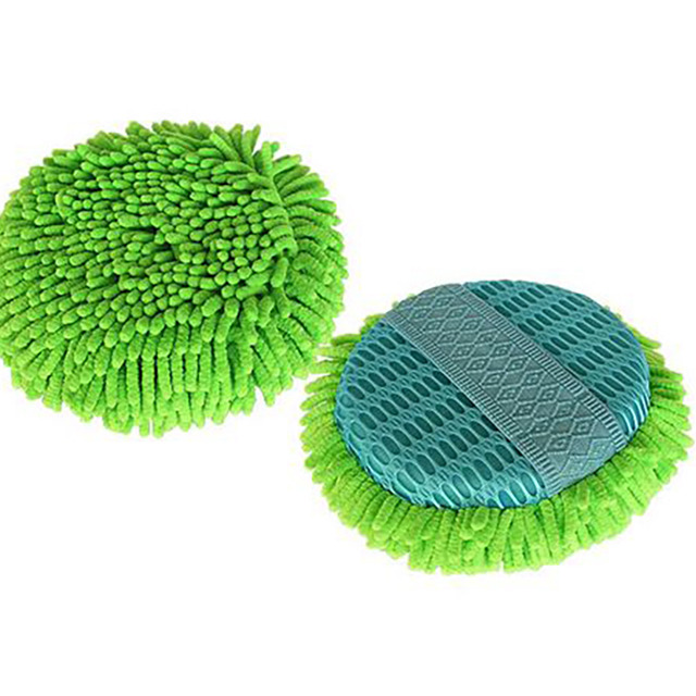 Chenille ronde spons