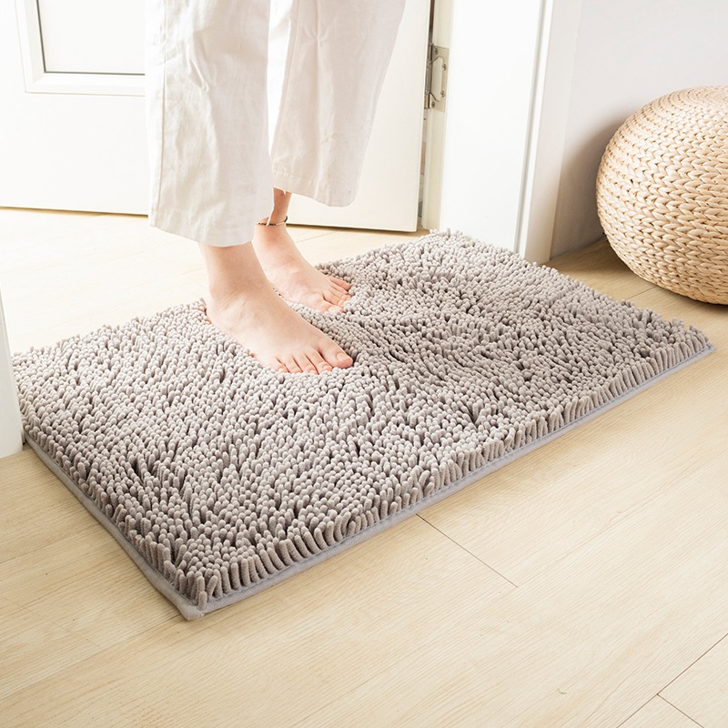 Luxe microfiber chenille badtapijten
