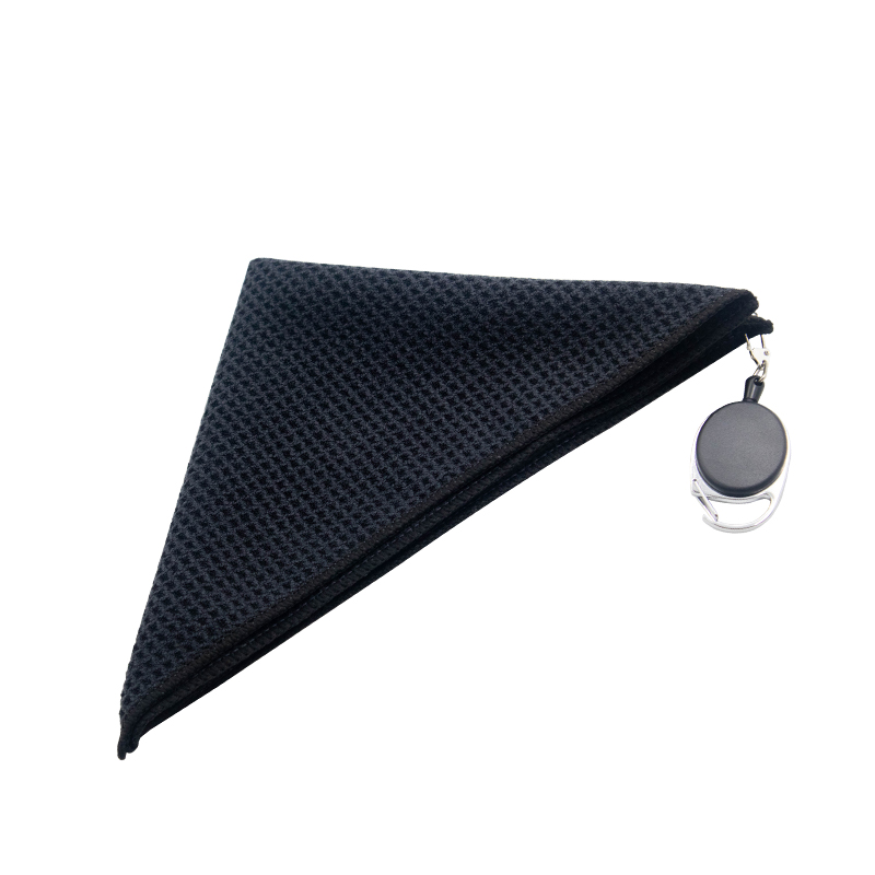 Microveiber wafel handdoekgolfdoek met logo en haak