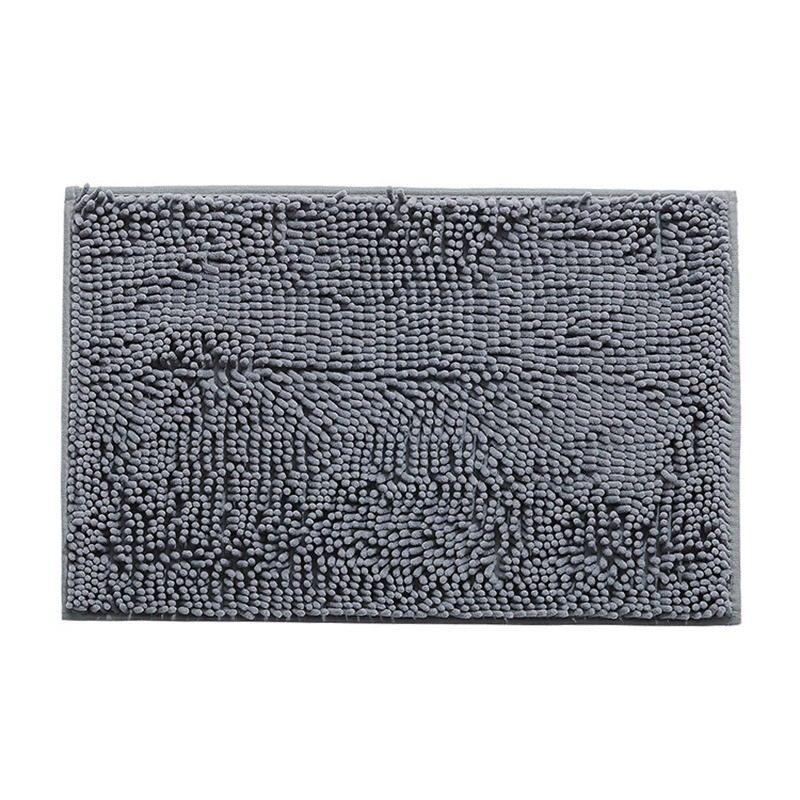 Antislip chenille badmat