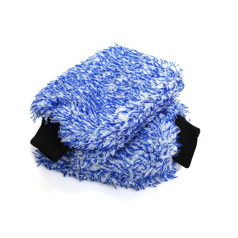 Premium microvezel pluche washandschoen