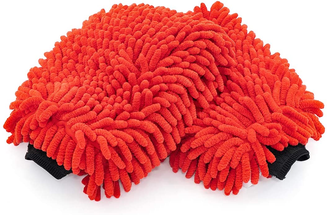 Premium microfiber zachte chenille autowashandschoen